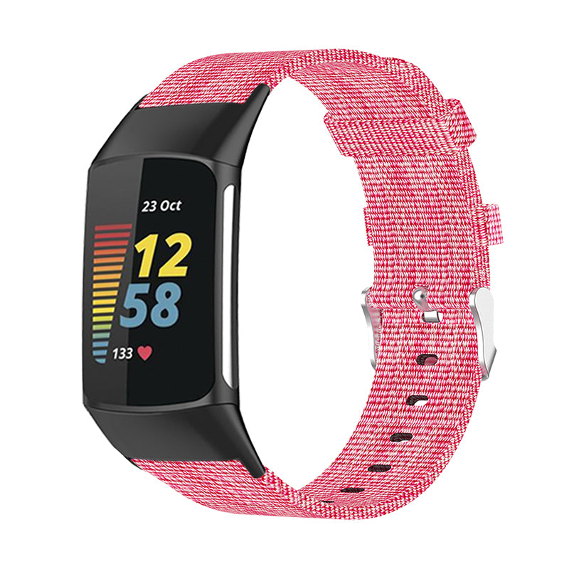 For Fitbit Charge 6 5 Replacement Nylon Breathable Watchband Adjustable Wrist Strap For Fitbit Charge 6 5 Replacement Nylon Breathable Watchband Adjustable Wrist Strap